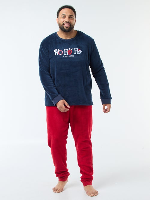 Lange kerstpyjama - 2-delig - Kiabi