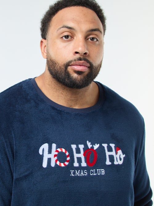 Lange kerstpyjama - 2-delig - Kiabi