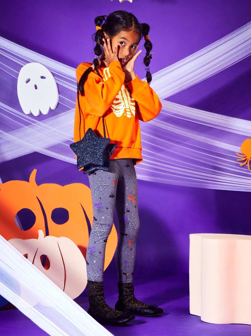 Lange legging - Halloween GRIJS - Kiabi