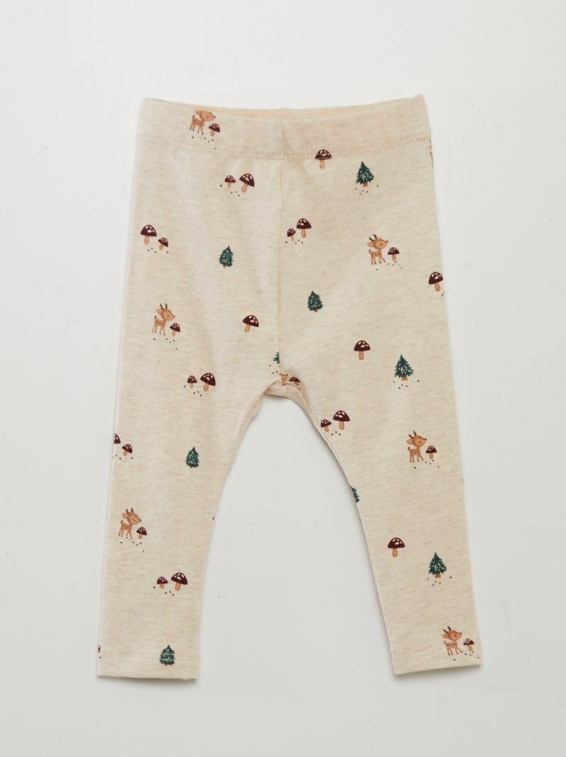 Lange legging BIEGE - Kiabi