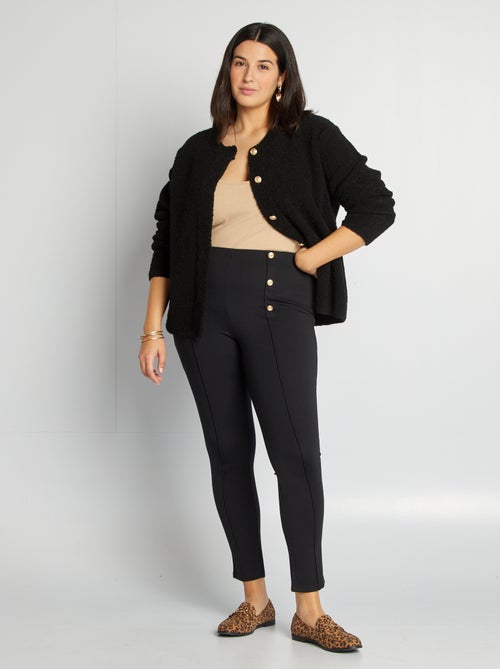 Lange legging met knoopjes - Kiabi
