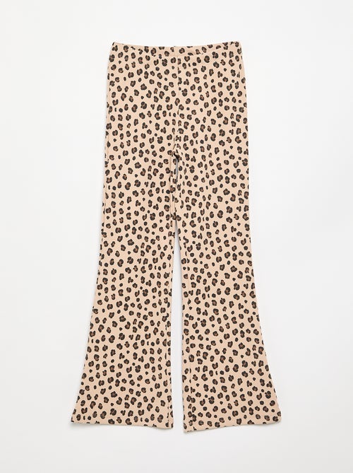 Lange legging met motief - Kiabi