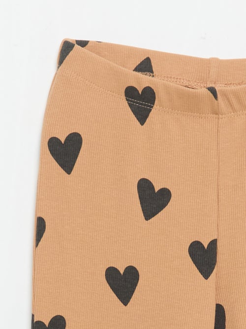Lange legging met motief - Kiabi