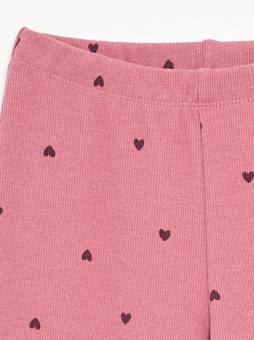 Lange legging met motief - Kiabi