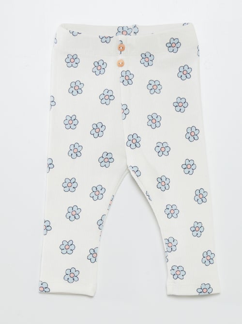 Lange legging met motief - Kiabi