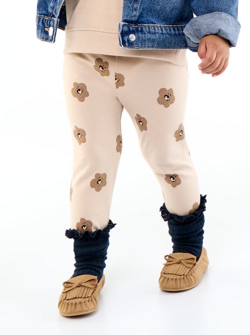 Lange legging met print - Kiabi