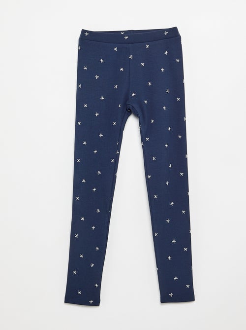 Lange legging met print - Kiabi