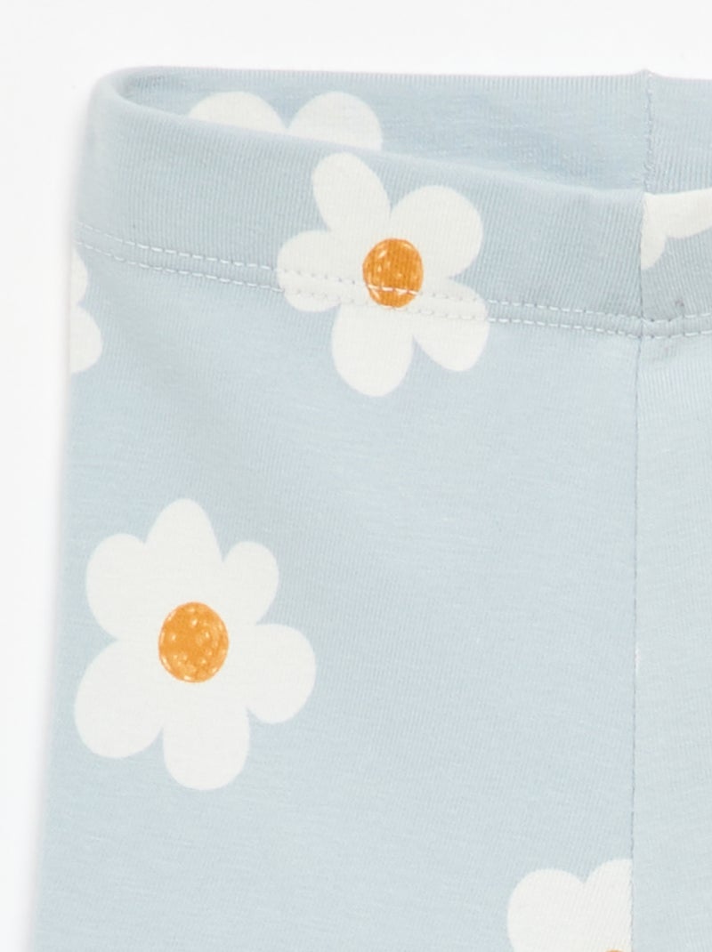 Lange legging met print Grijs - Kiabi