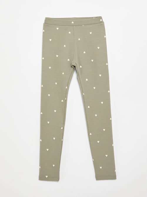 Lange legging met print - Kiabi