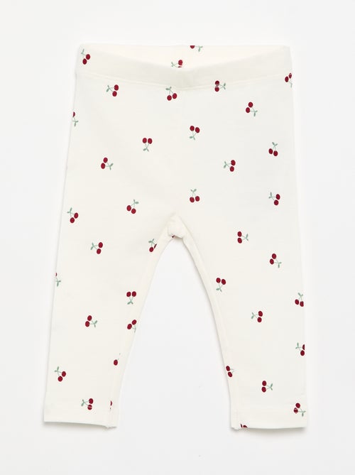 Lange legging met print - Kiabi