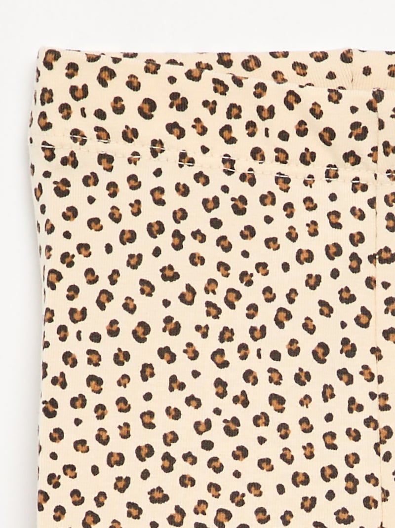 Lange legging met print Wit - Kiabi