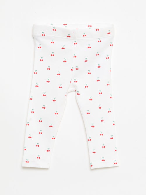 Lange legging met print - Kiabi