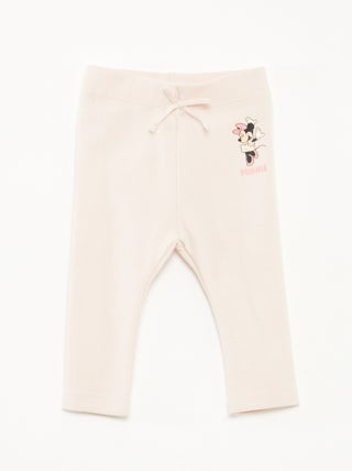 Lange legging met ribbeltextuur 'Disney'