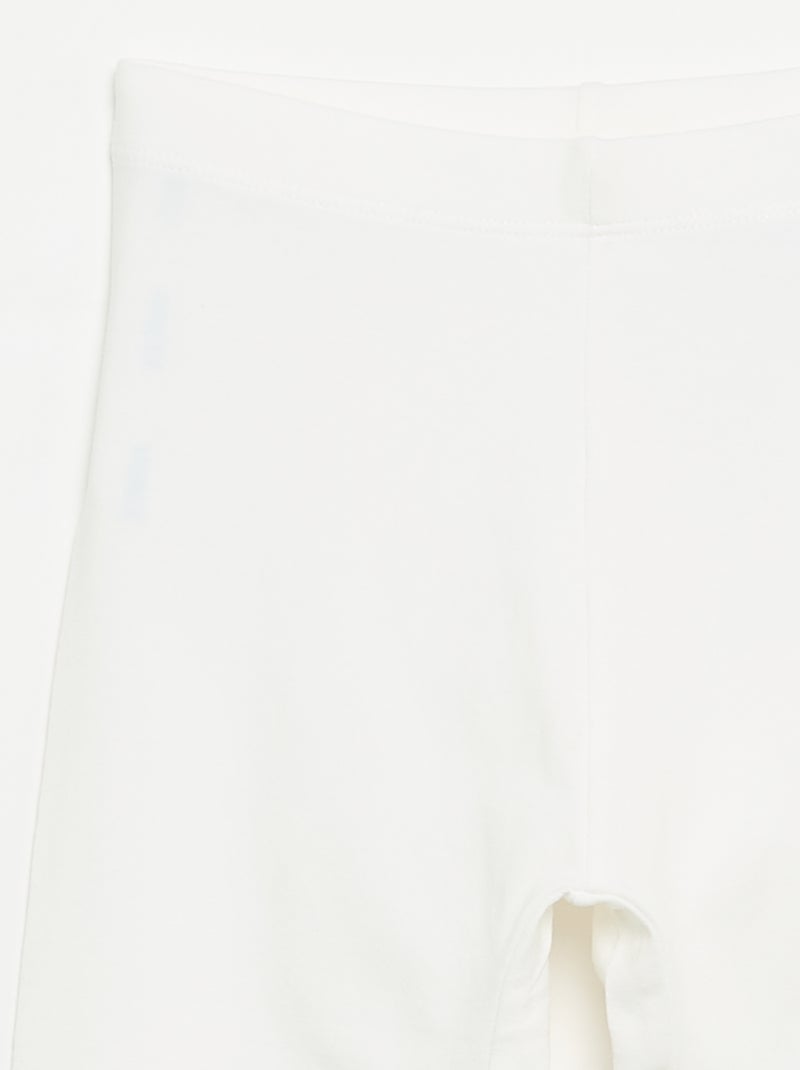 Lange legging met stretch Wit - Kiabi