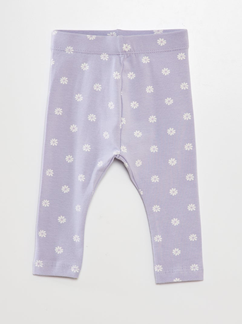 Lange legging PAARS - Kiabi