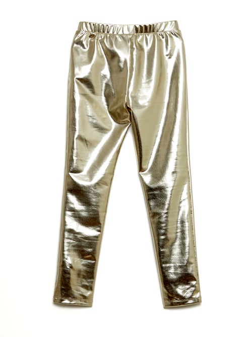 Lange legging van imitatieleer - Kiabi