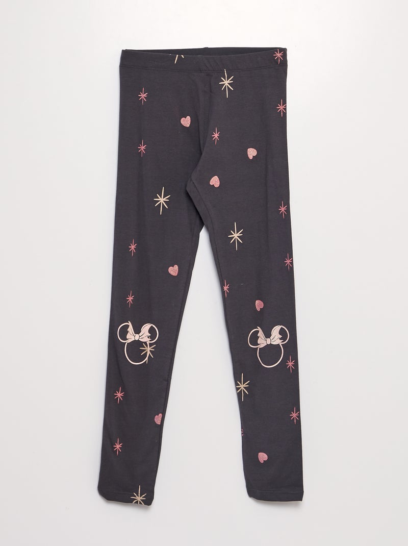 Lange legging van jersey 'Minnie' 'Disney' ZWART - Kiabi