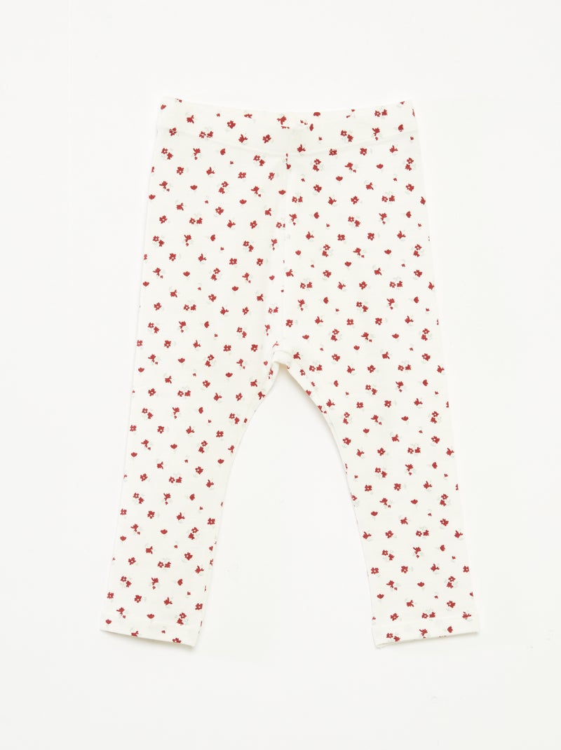 Lange legging Wit - Kiabi