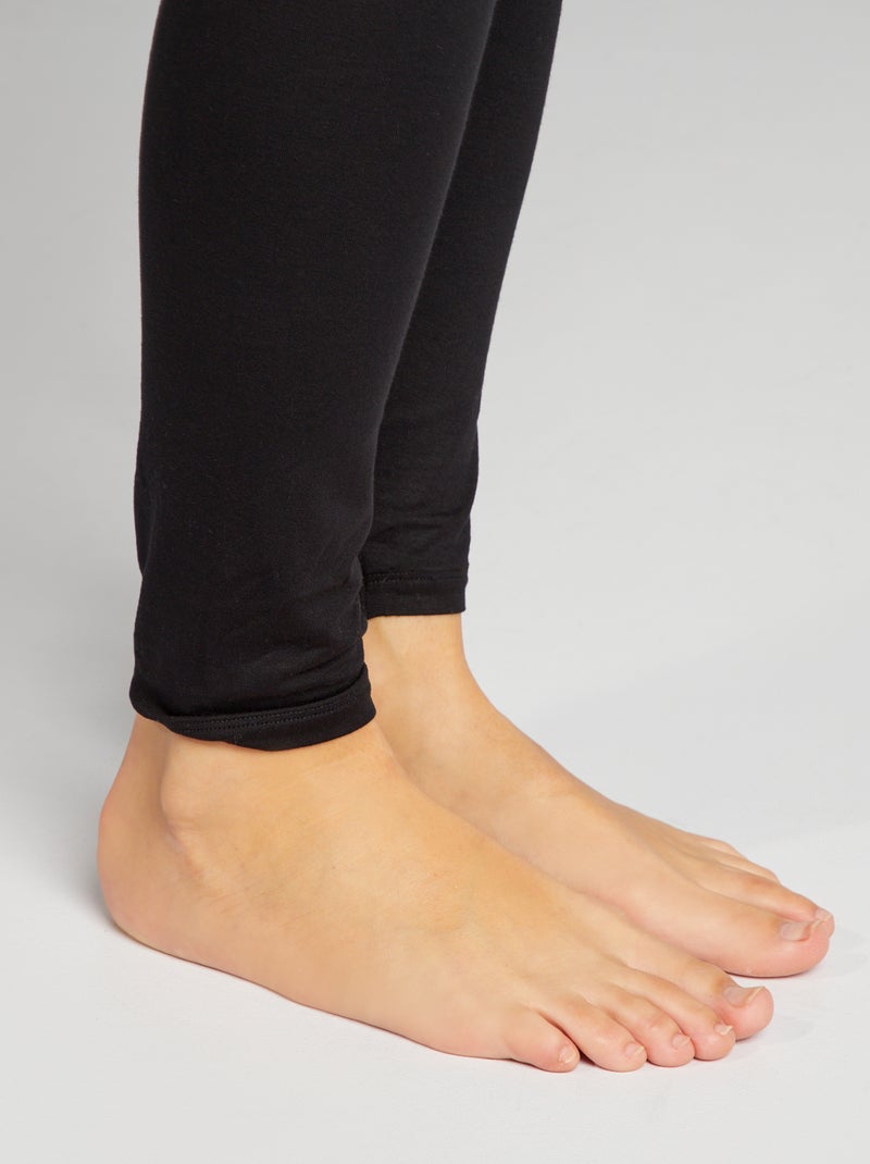 Lange legging zwart - Kiabi