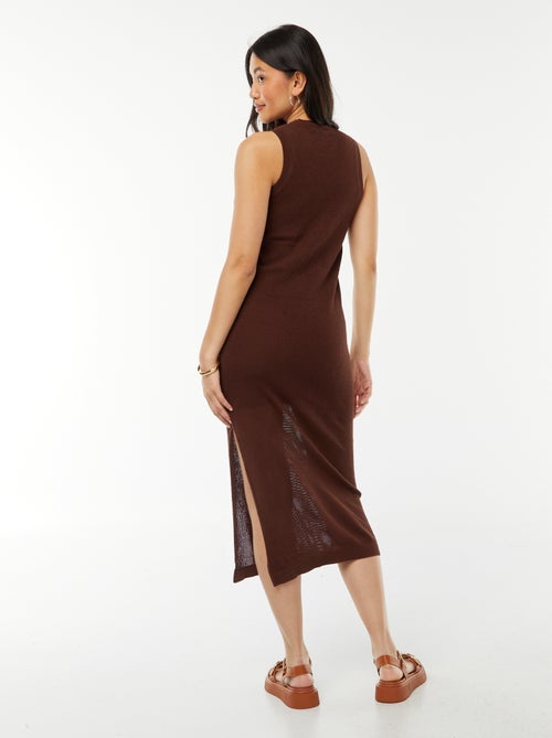 Lange, mouwloze jurk - Kiabi