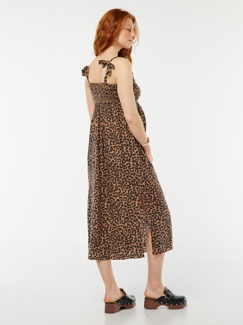 Lange, mouwloze zwangerschapsjurk - Kiabi