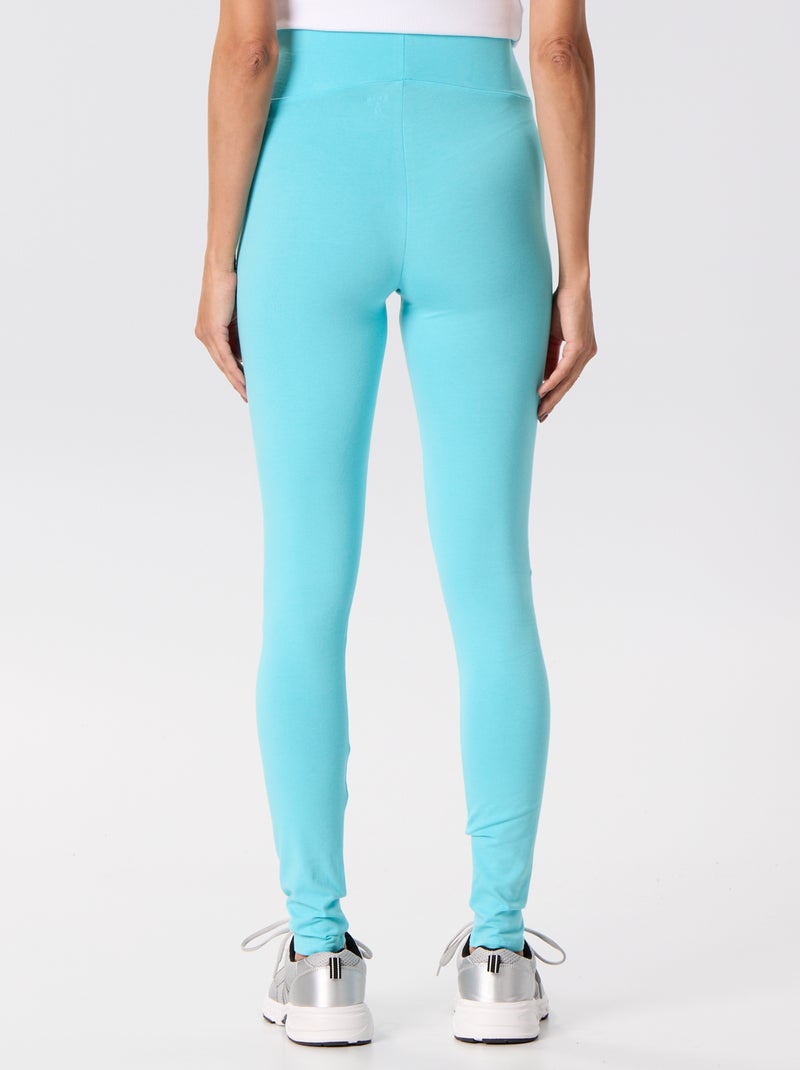 Lange naadloze legging Blauw - Kiabi