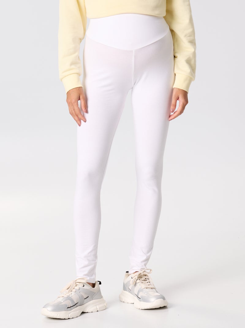 Lange naadloze legging Wit - Kiabi