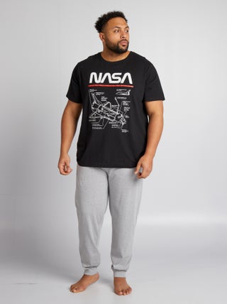 Lange 'NASA'-pyjama - T-shirt + broek - 2-delig