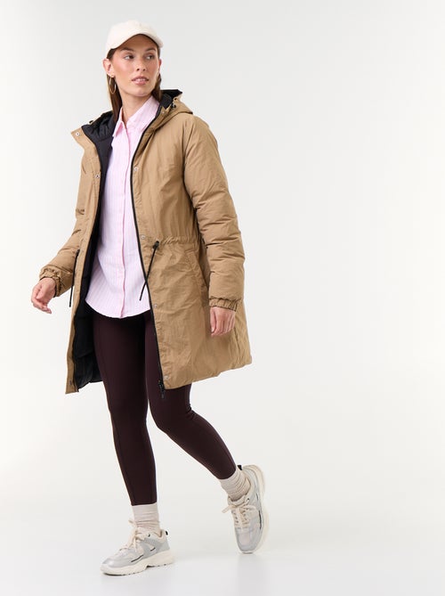 Lange omkeerbare parka - Kiabi