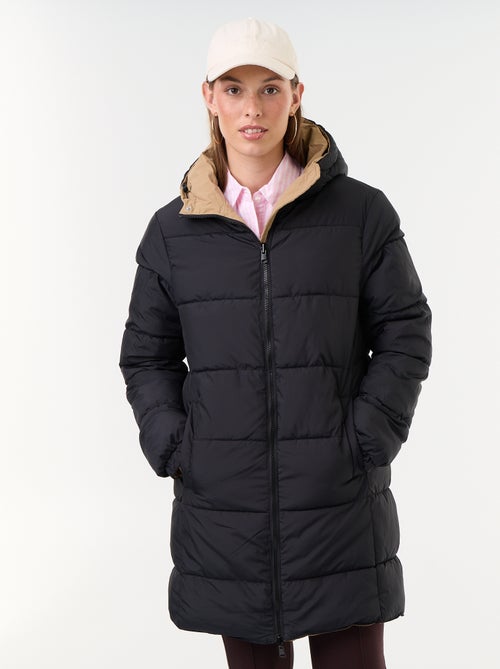 Lange omkeerbare parka - Kiabi