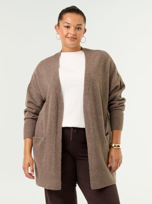 Lange open gilet - Kiabi