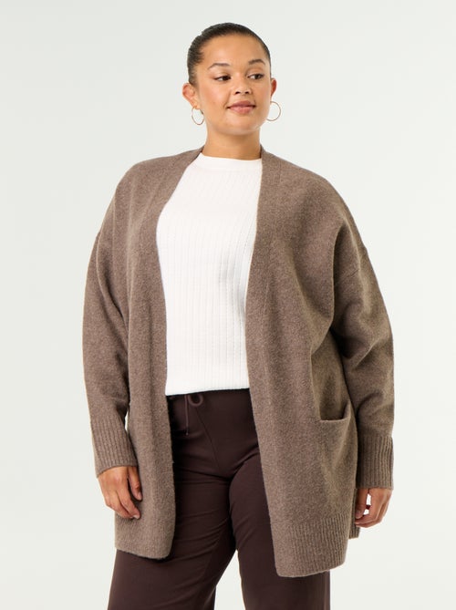 Lange open gilet - Kiabi