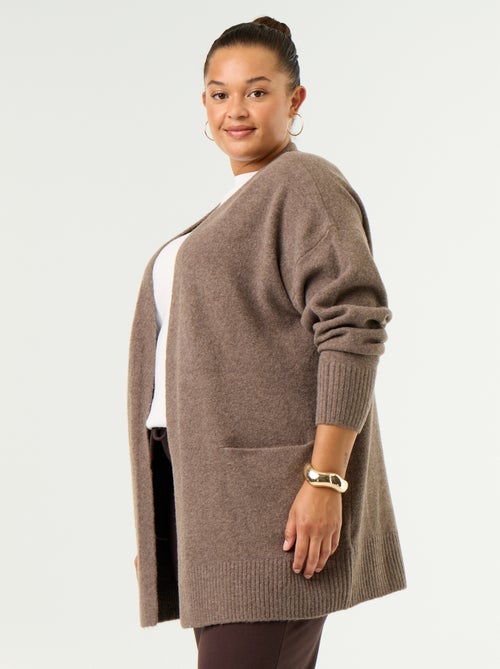 Lange open gilet - Kiabi