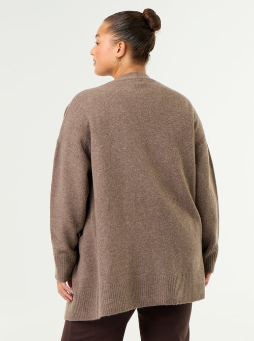 Lange open gilet - Kiabi