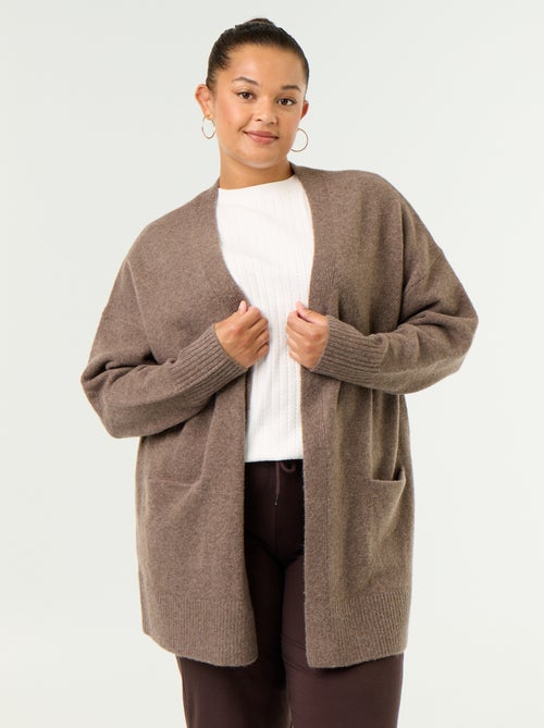 Lange open gilet - Kiabi