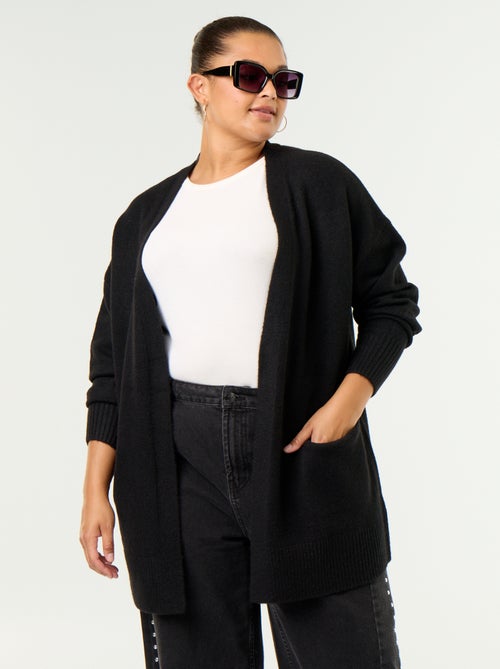 Lange open gilet - Kiabi
