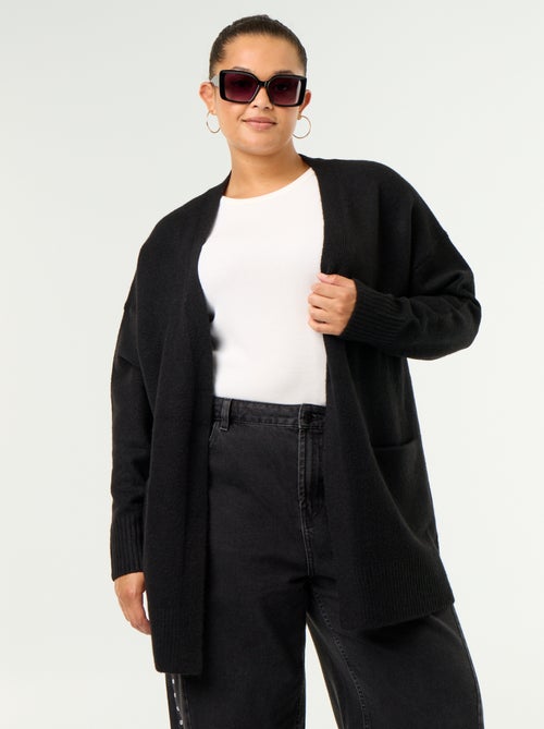 Lange open gilet - Kiabi