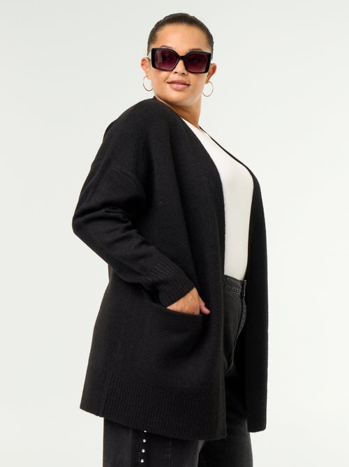Lange open gilet - Kiabi