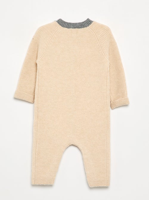 Lange overall van tricot - Kiabi