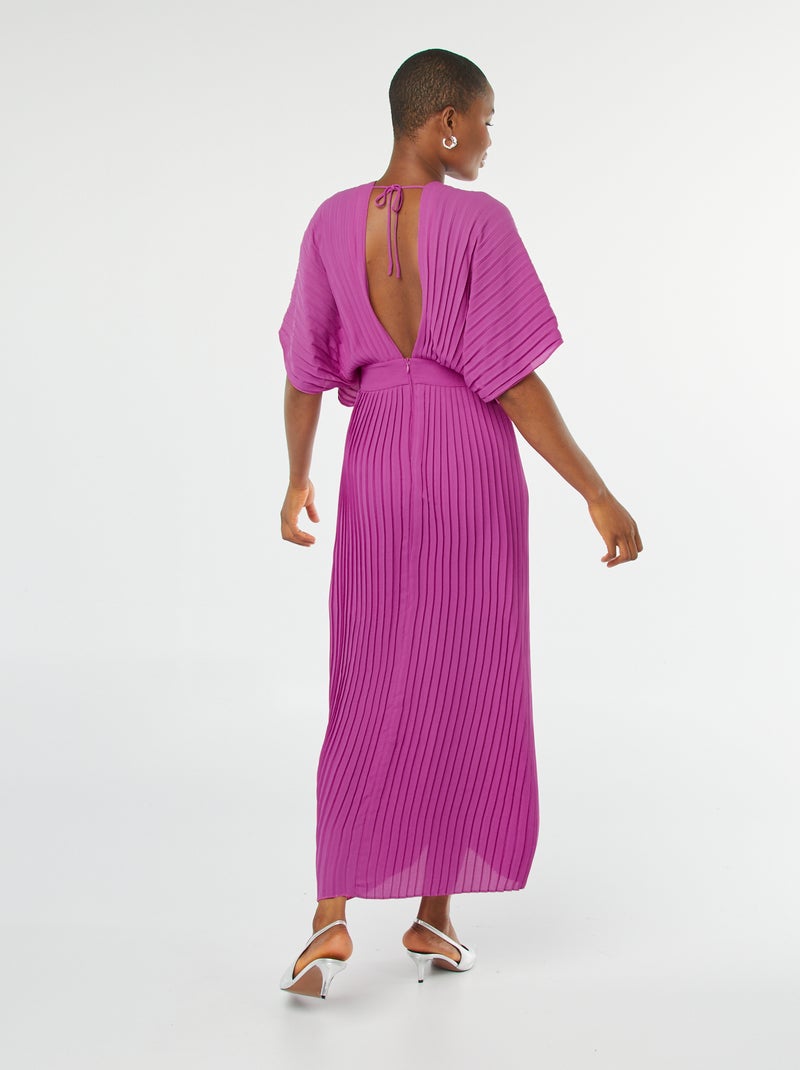 Lange plooijurk ROSE - Kiabi