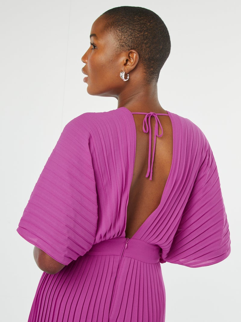 Lange plooijurk ROSE - Kiabi