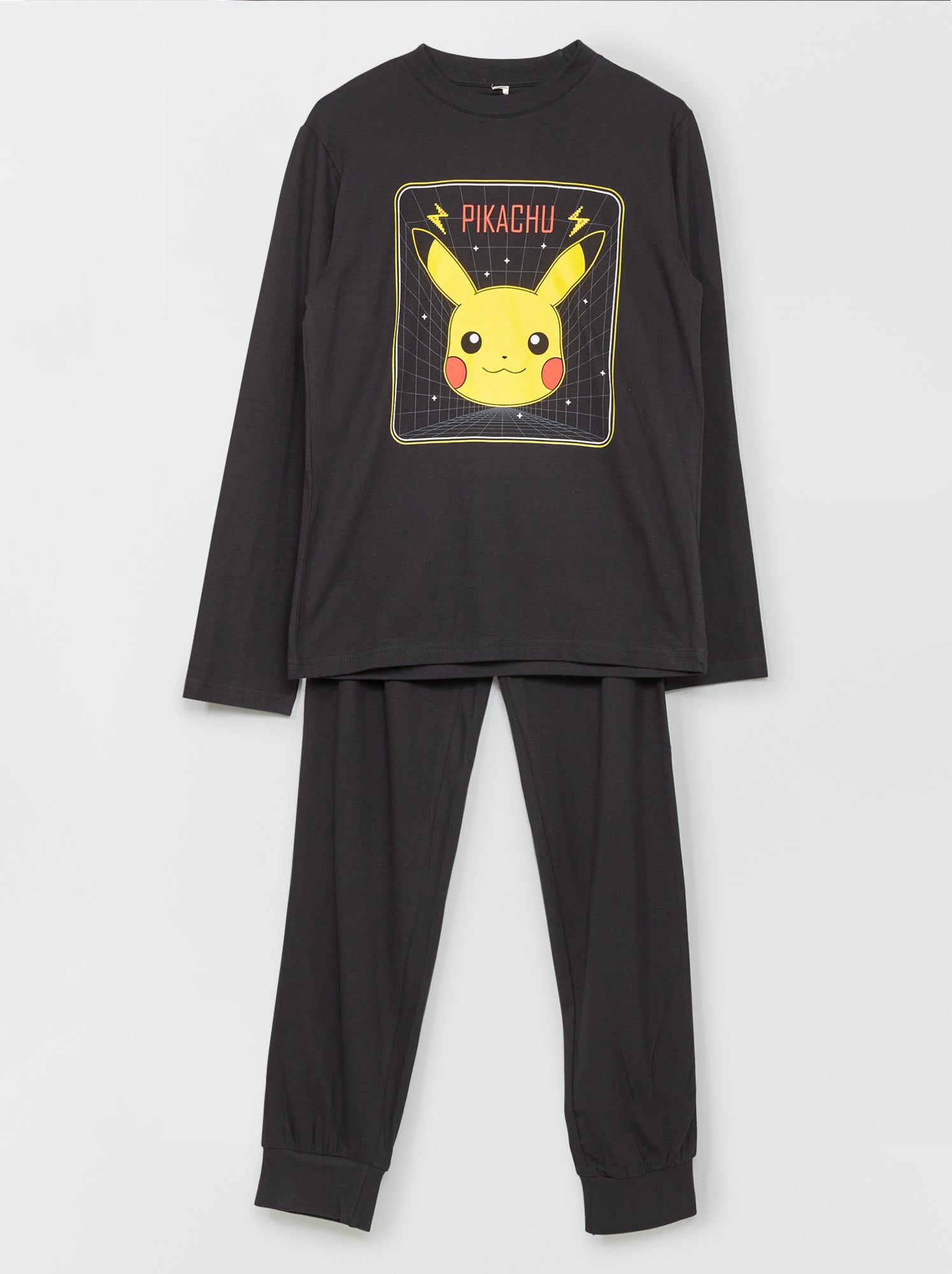 Pyjama 2 Pièces Pokémon Adultes - Taille XL - Jaune - Neuf Avec étiquettes