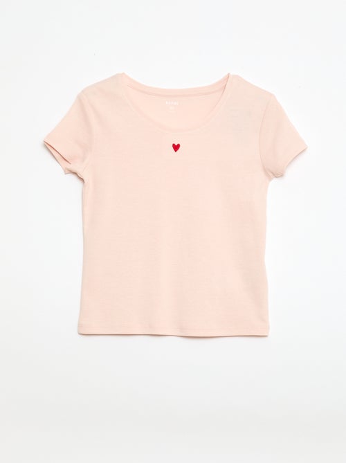 Lange popeline pyjama - 2-delig - Kiabi