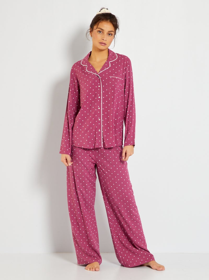 Lange pyjama - 2-delig - BIEGE - Kiabi - 30.00€