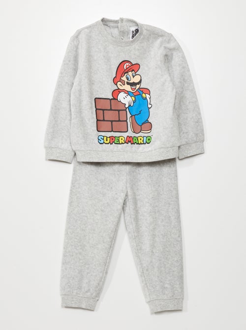 Lange pyjama - 'Mario'-print - 2-delig - Kiabi
