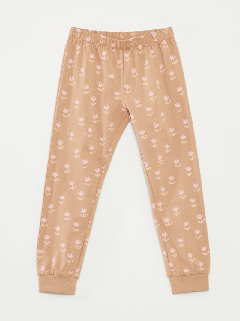Lange pyjama 'Bambi' 'Disney' - 2-delig Biege - Kiabi
