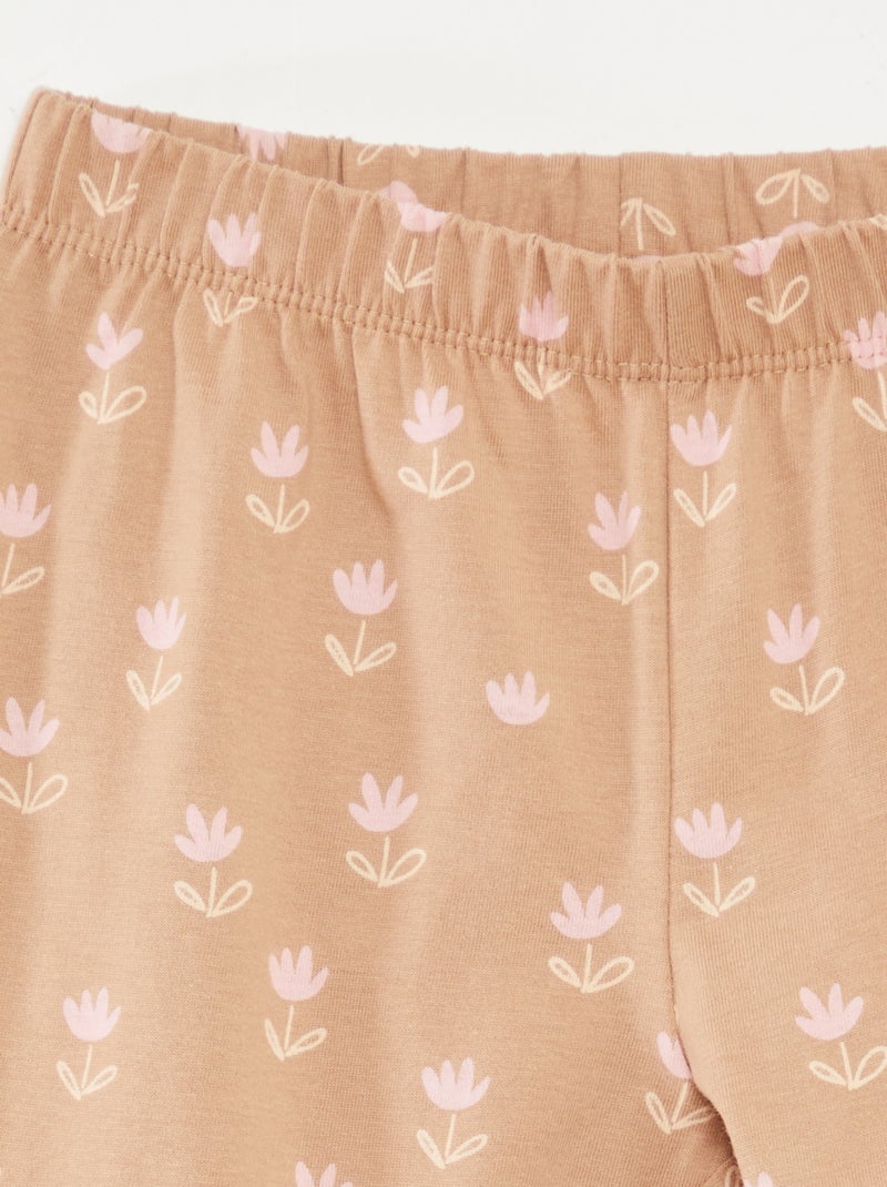 Lange pyjama 'Bambi' 'Disney' - 2-delig Biege - Kiabi