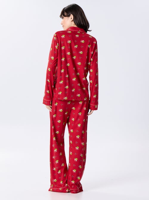 Lange pyjama 'De Grinch' - 2-delig - Kiabi Lange pyjama 'De Grinch' - 2-delig - Kiabi