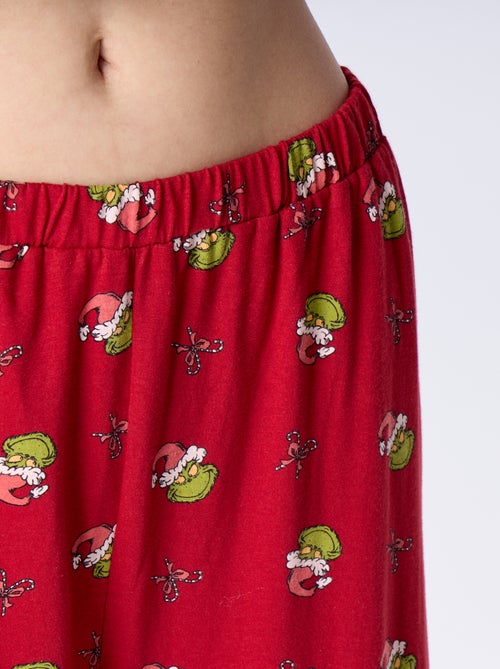 Lange pyjama 'De Grinch' - 2-delig - Kiabi Lange pyjama 'De Grinch' - 2-delig - Kiabi
