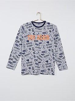 Lange pyjama 'Gamer' - Kiabi